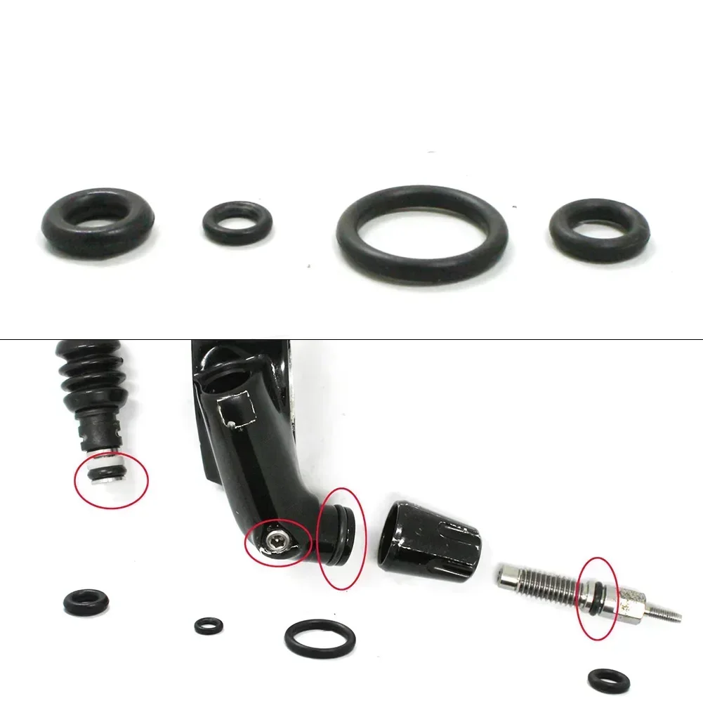4 pcs Bicycle Seatposts Remote Lever O-Ring Kit Rubber Durable For Rock Shox Reverb Bike Components Parts