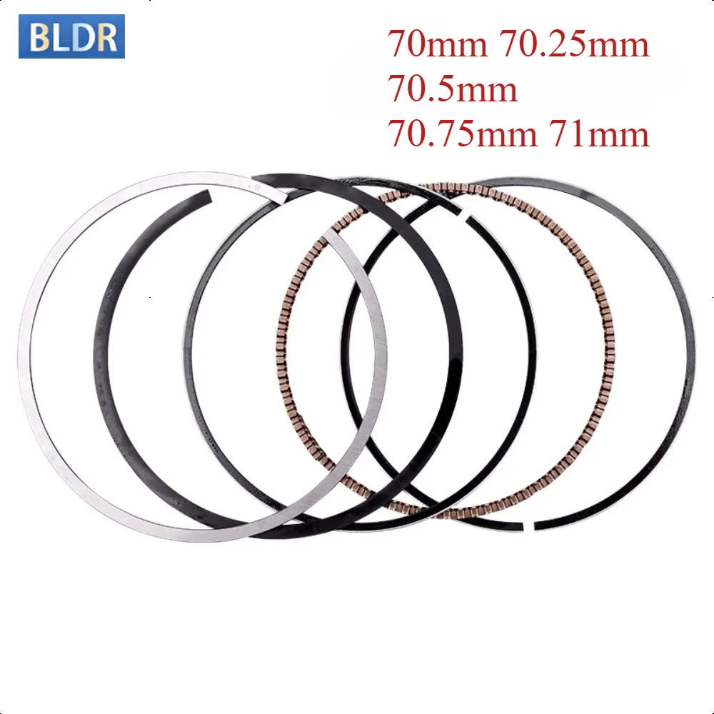 

70mm 13010-KW3-000 Motorcycle Engine Cylinder Piston Rings Kit For Honda AX1 AX-1 250 1988-1990 NX250 Dominator NX 250 1988-1993