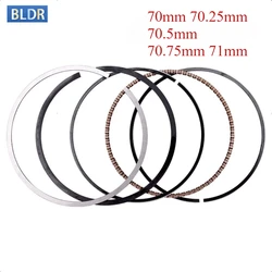 70mm 13010-KW3-000 Motorcycle Engine Cylinder Piston Rings Kit For Honda AX1 AX-1 250 1988-1990 NX250 Dominator NX 250 1988-1993