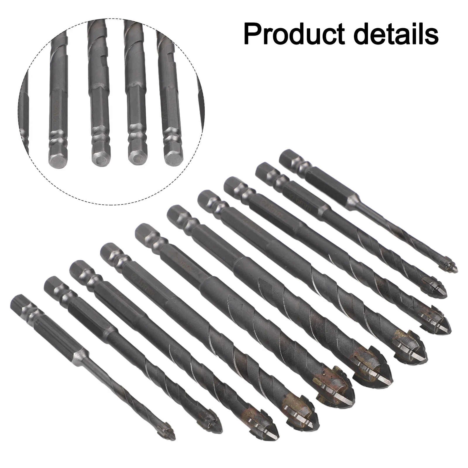 

Premium Alloy Material Eccentric Drill Bit Pack of Ten Providing Reliable Performance Across a Variety of Applications
