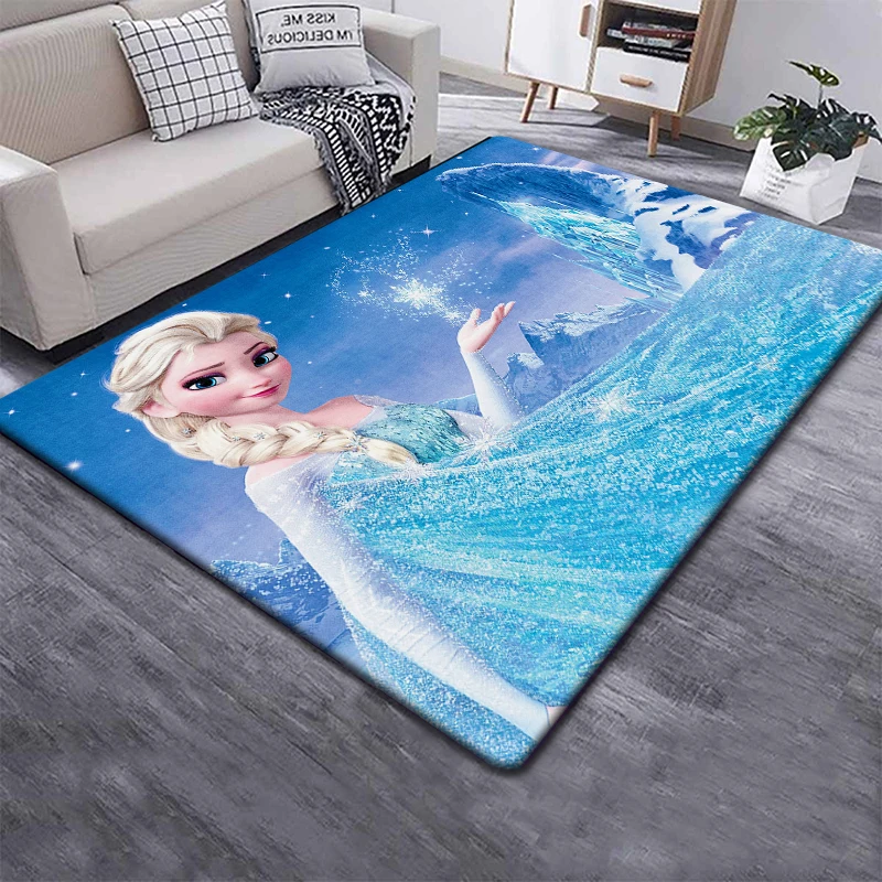 Frozen Carpet Girl Room Princess decoration bedroom  living room decoration  anime rug  area rug  carpets  bedroom decor  rug