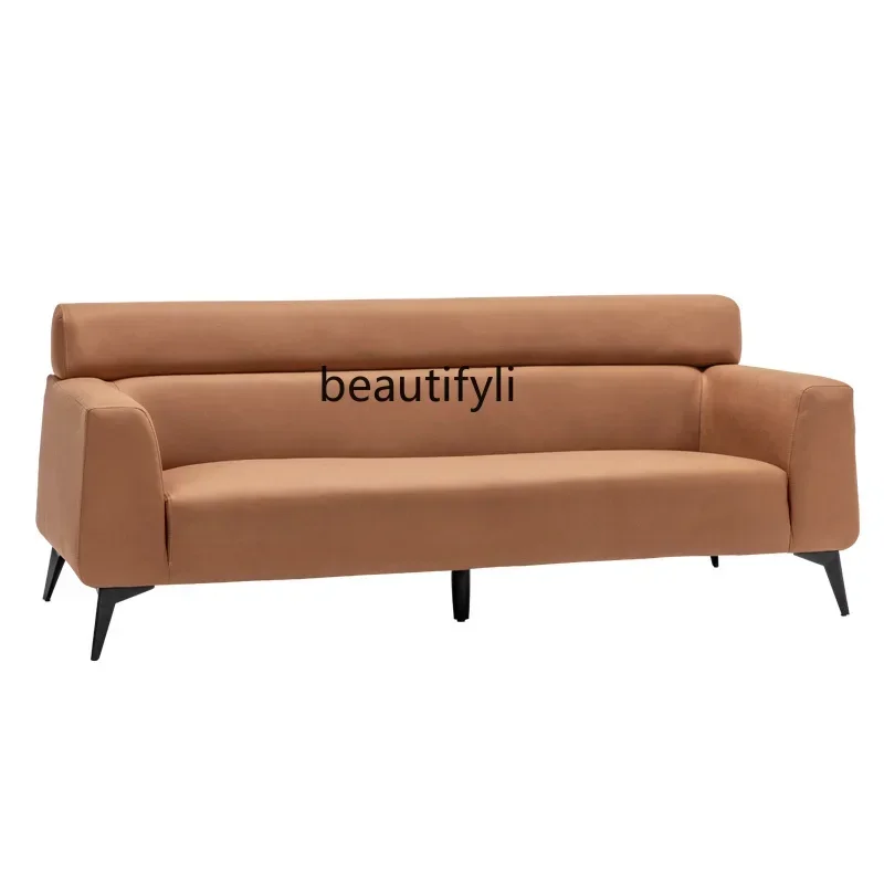 

French casual fabric sofa Nordic Italian light luxury double triple technology cloth sofa