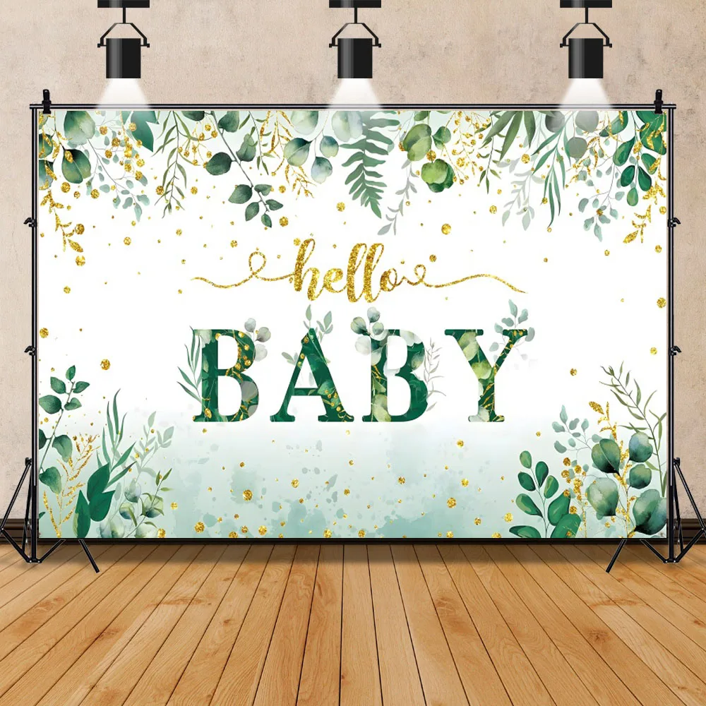 Spring Green Eucalyptus Leaves Branches Greenery Backdrop Photography  Outdoor Decor Wedding Birthday Baby Portrait Background