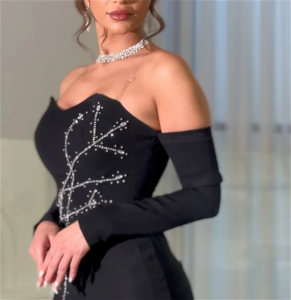 Vestido de noite personalizado formal dearin ye alças transparentes saias coluna verticalmente sem mangas vestidos de ocasião sob medida vestido de baile s