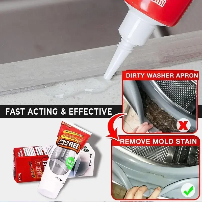 90/20g Household Mold Remover Gel Multipurpose Mildew Repellent Chemical Furniture Ceramic Tile Pool Bathroom Kitchen Wall Floor