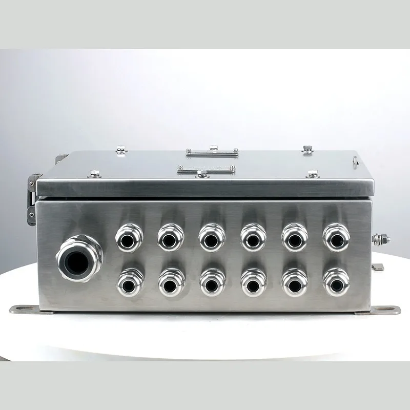 Caja de conexiones de metal a prueba de explosiones de acero inoxidable IP66 de alta calidad con terminales