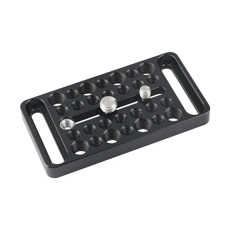 BNVN-Multipurpose Cheese Plate Camera Baseplate With 1/4In & 3/8In Threads For Camera Rig Photography Video Accessories