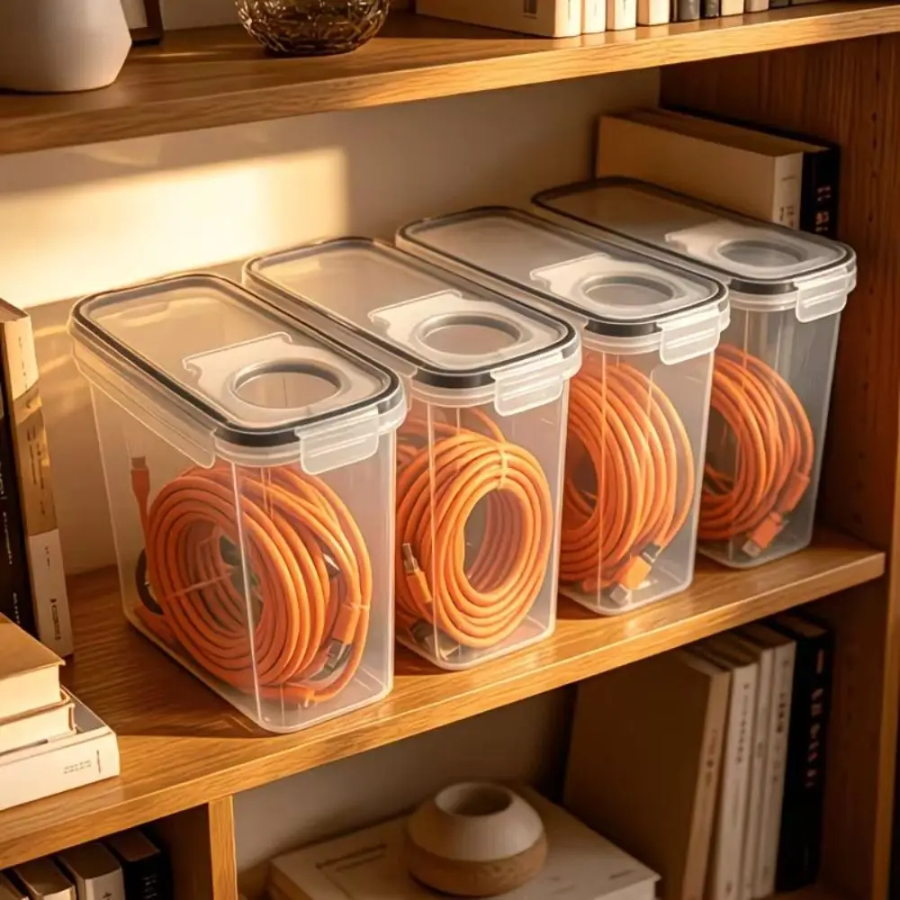 Airtight 3D Printing Filament Container Transparent Dustproof Filament Storage Organizer Portable Waterproof Filament Dry Box