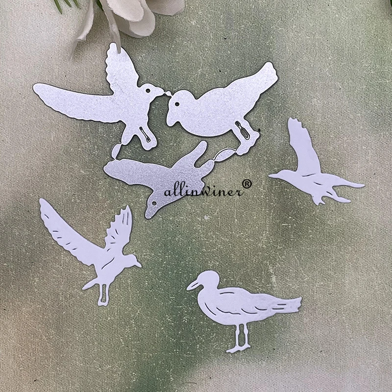 Seagull bird decoration Metal Cutting Dies Stencils For DIY Scrapbooking Decorative Embossing Handcraft Die Cutting Template