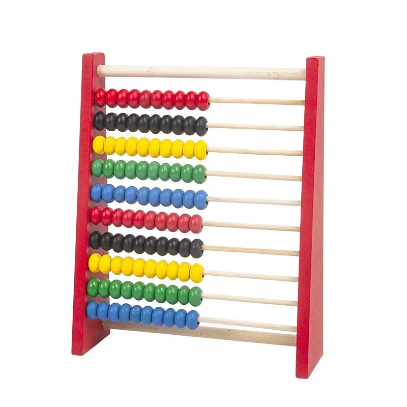 Wooden Children's Educational Toys for 3-6 Year Olds Hand-eye Coordination for KidsWooden Abacus Mathematical supplies