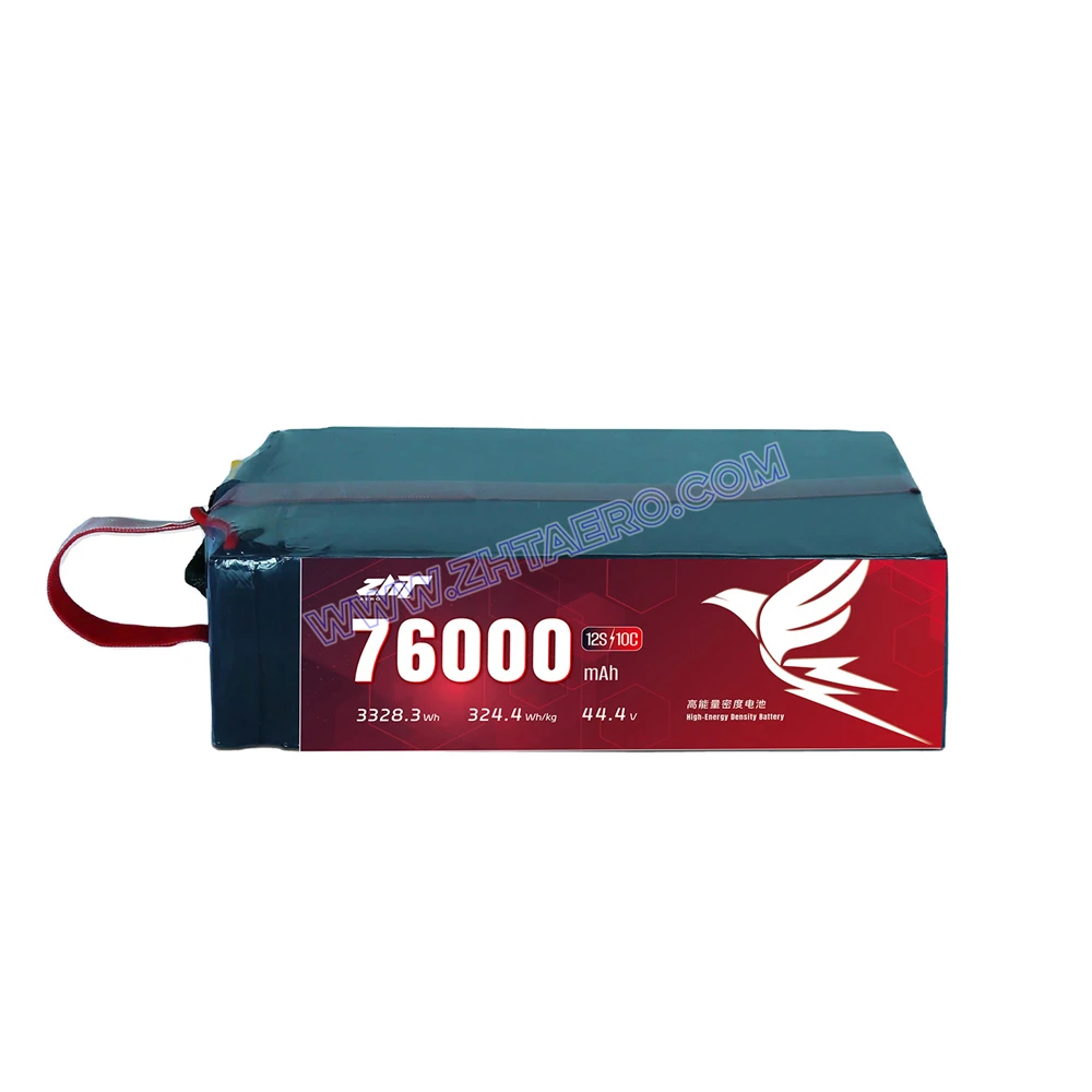 High Energy Density Solid-State Battery 12S 76000mAh Normal Voltage 44.4V Maximum Discharge Rate 10C