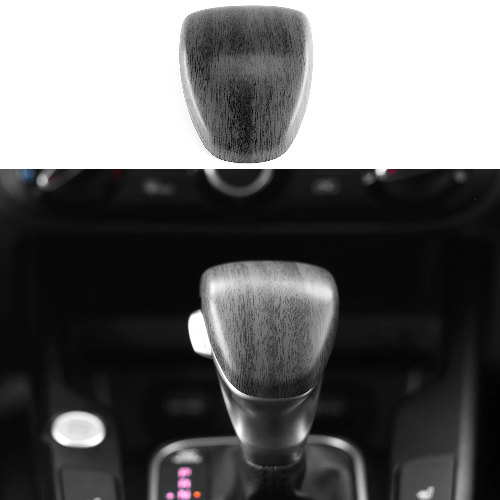 

Car Gear Shift Knob Trim Cover Interior Gearshift Head ABS Decal Sticker For Kia Soul 2020-2025