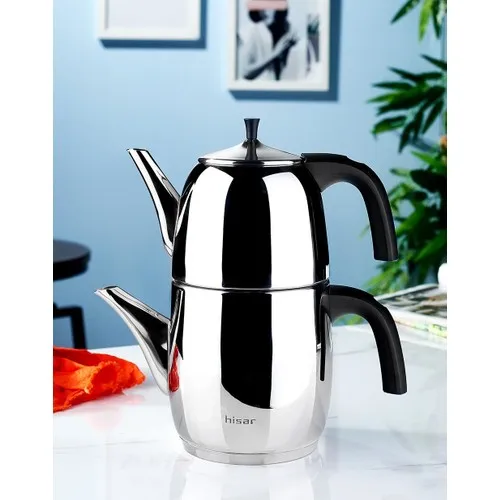 Fortress Tealove Steel Teapot Set Black