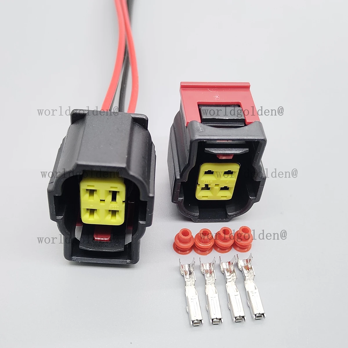 184246-1 184248-1 4Pin Waterproof Circuit Connector for auto sensor wire docking & electrical fault troubleshooting