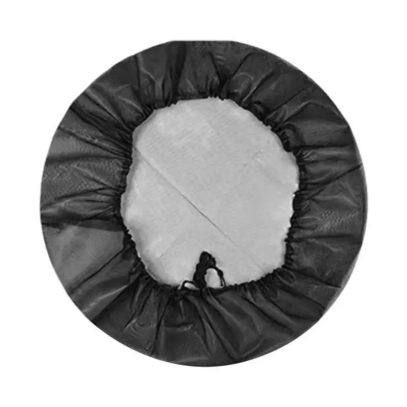 Barrel Cover Adjustable Drawstring Water Barrel Filter Screen Cover Water Collection Buckets Cover Fits Most Standard Rain