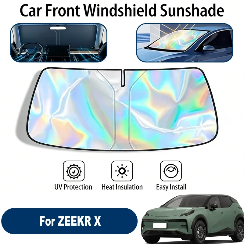 

Car Windshield Sun Shade UV Reflective Sun Visor Protection Cover For ZEEKR X 2023-2026