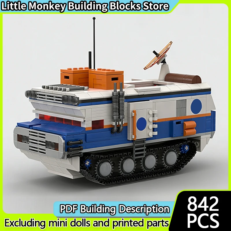 

City Car Model MOC Building Bricks Arctic Explorer Truck Ice Planet Modular Technology Children Holiday Gifts Assemble Toys Suit