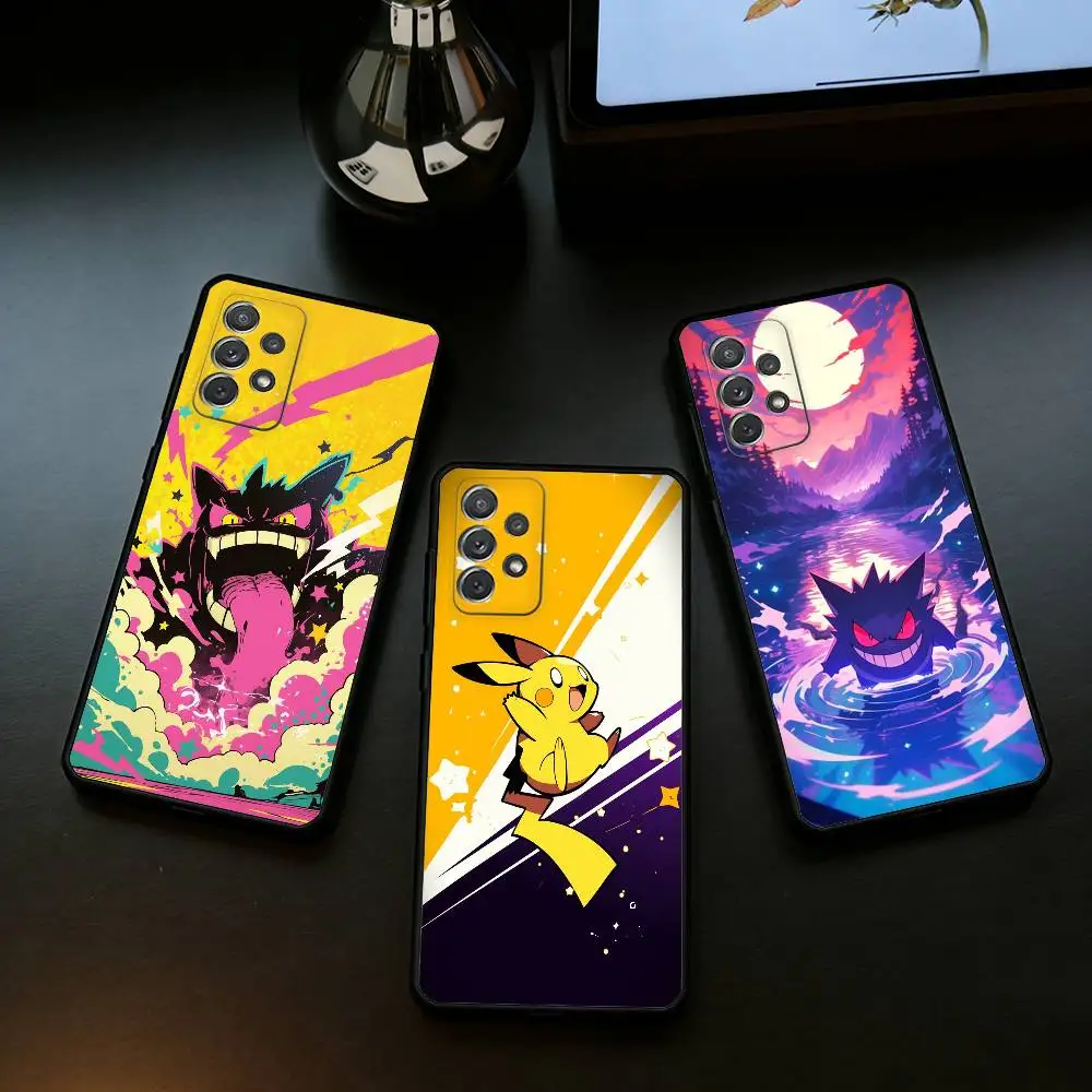 

Monster Catcher Game Phone Case For Samsung Galaxy A73,A72,A71,A70,A53,A52,A51,Soft Silicone Black Cover