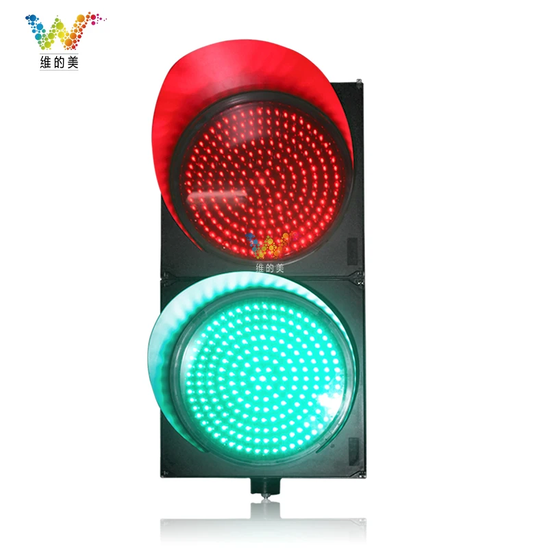 Shenzhen LED Factory 400mm Driveway Cross Traffic Red Green Signal Light