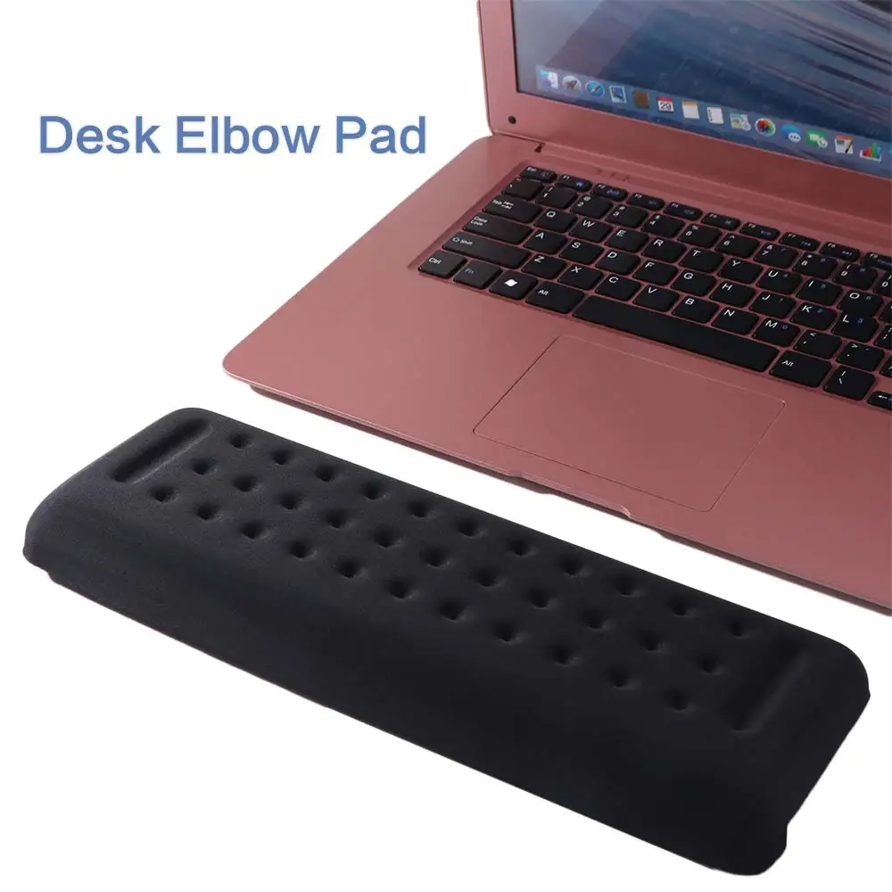 

1Pc Ergonomic Desk Elbow Pad Black L-Shaped Elbow Support Padding Non-slip Slow Rebound Non-slip Arm Cushions Office Supplies