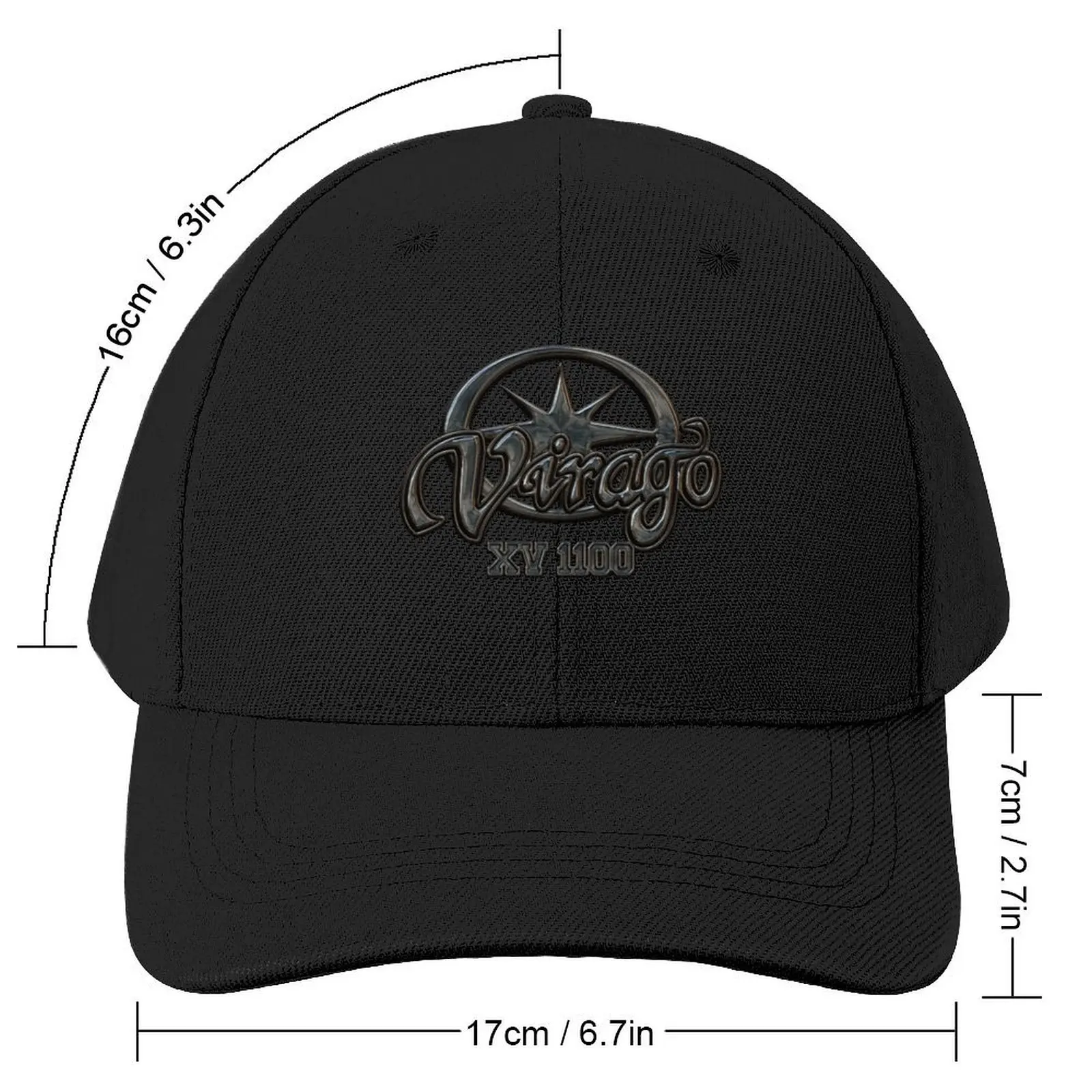 Virago XV 1100, XV1100 V Star Logo Metal Baseball Cap fishing hat Fashion Beach Woman Hats Men's