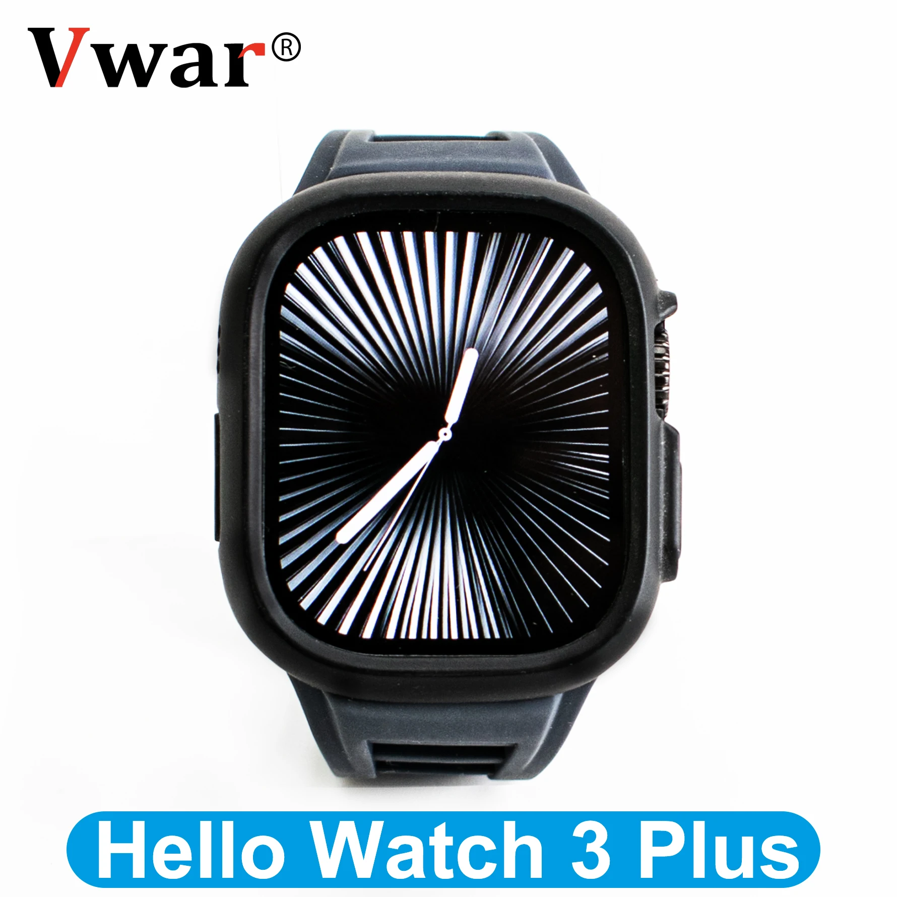 Vwar Hello Watch 3 Plus Gen2 Smart Watch 49mm ChatGPT AMOLED Alway-on Display Bluetooth Smartwatch Ultra 2 for Android IOS Phone