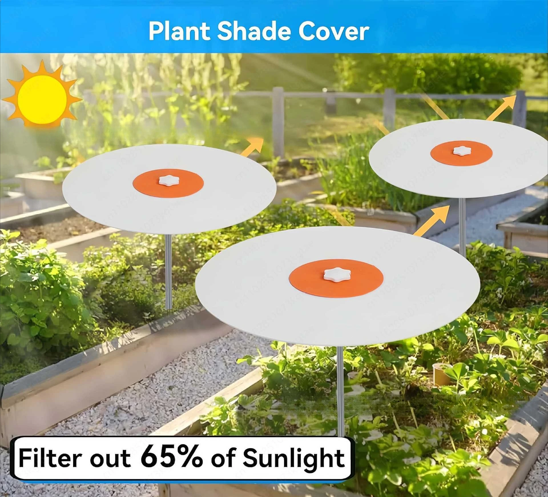 

Plant shade cover Garden Potted shade Disk net Umbrella