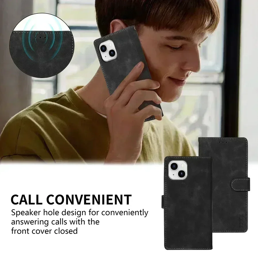 Carteira amigável à pele magnética flip slot para cartão suporte capa de couro para apple iphone x xr xs max se 2022 2020 8 7 6 6s plus capa