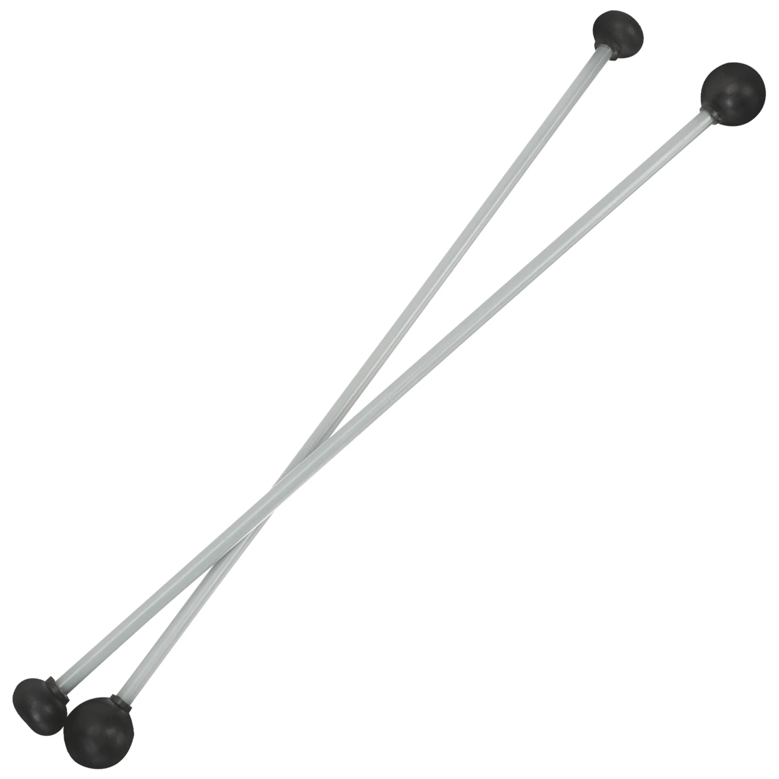 

2 Pcs Two Hammers Drumsticks Double Xylophone Rubber Timpani Marimba Mallets Soft Sound Strong Grip Practice Percussion