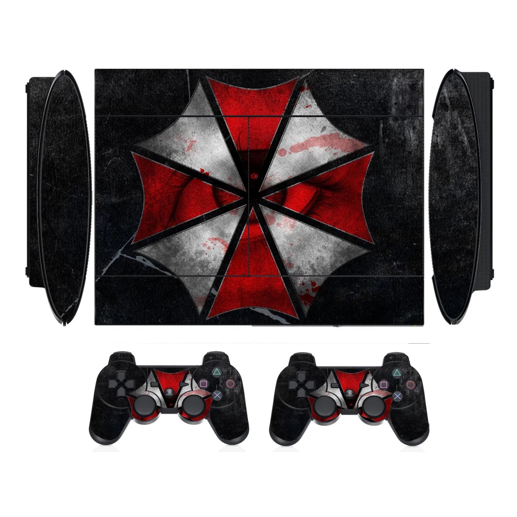 2911 Vinyl Skin Sticker Protector for Sony PS3 Super Slim and 2 Controller Skins Stickers
