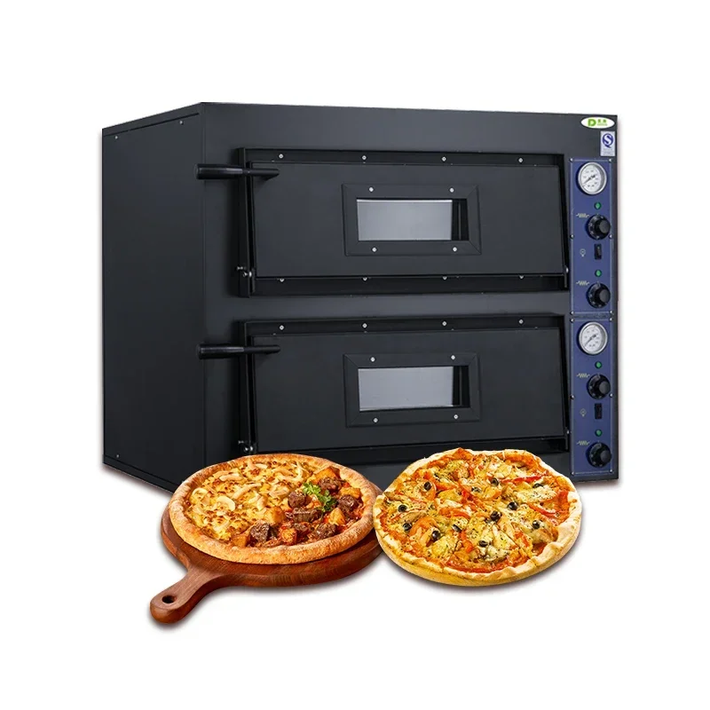 Commercial High Quality Professional Industrial Double Layer Pizza Oven Restaurant Hotel Electric Pizza Oven