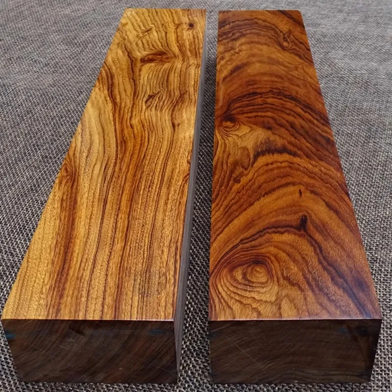 خشب الورد الأفريقي عالي الكثافة مصنوع يدويًا مواد نحت الخشب الصلب الحلي اليدوية صنع أنماط الخشب الجميلة