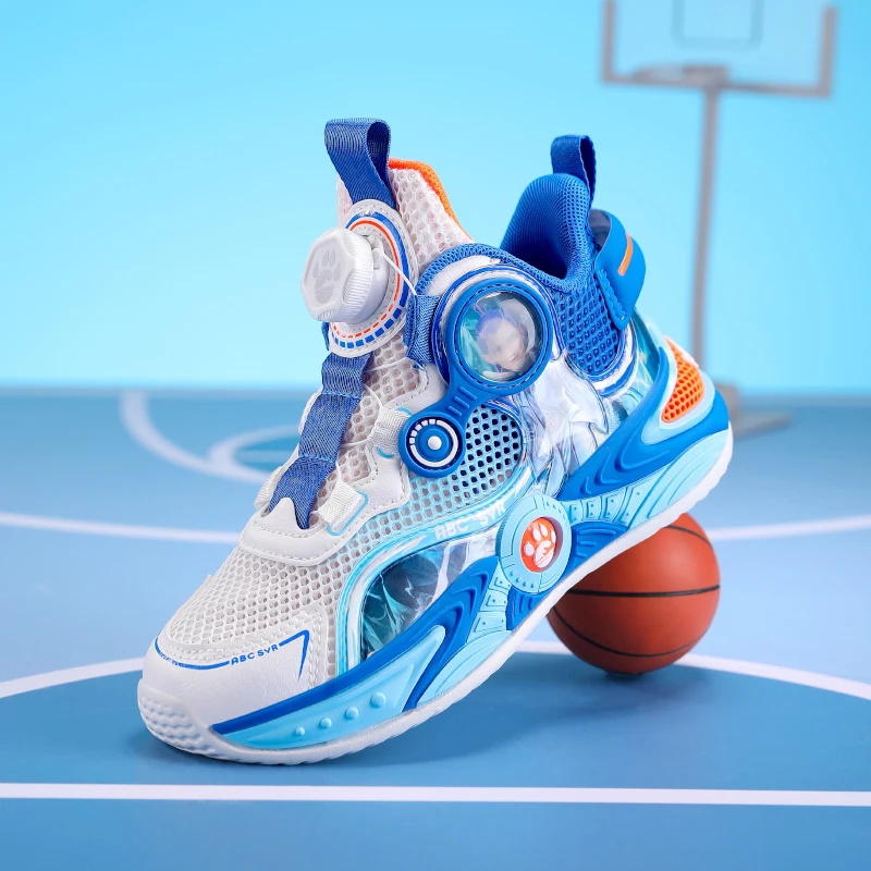 

Новинка 2023 года, детские кроссовки, баскетбольная обувь, баскетбольные кроссовки с быстрой шнуровкой, дышащая уличная спортивная обувь, тренировочные кроссовки
