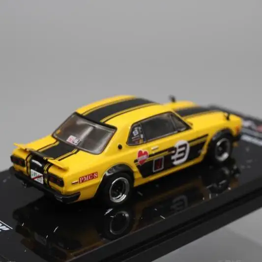 INNO 1:64 Nissan 2000 GT-R, modelo de coche fundido a presión, juguetes para niños, regalo