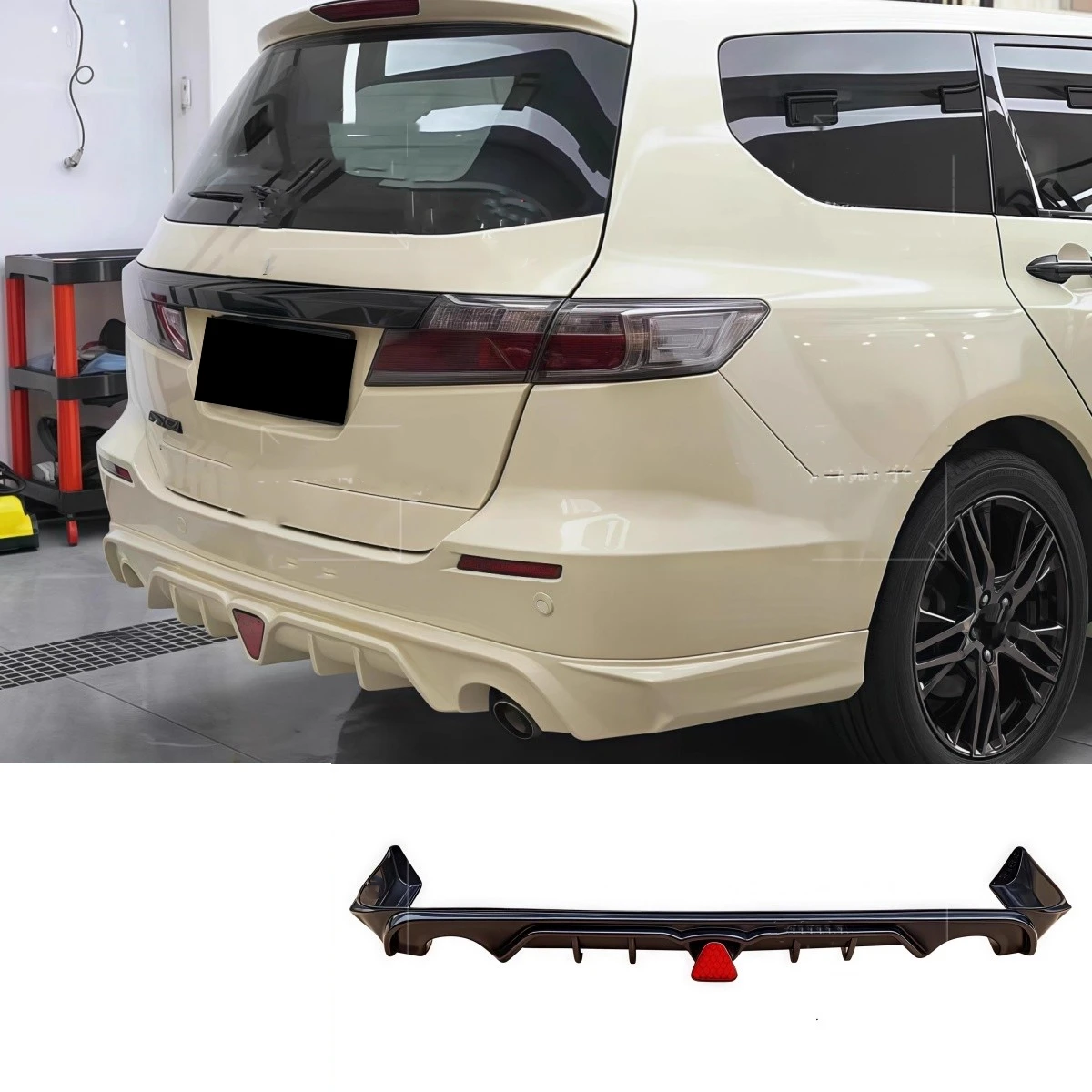 For Honda Odyssey RB3 2011-2014 Modified Unpainted Front Rear Lip Shovel Side Skirt Assembly PP Surround - Image 4