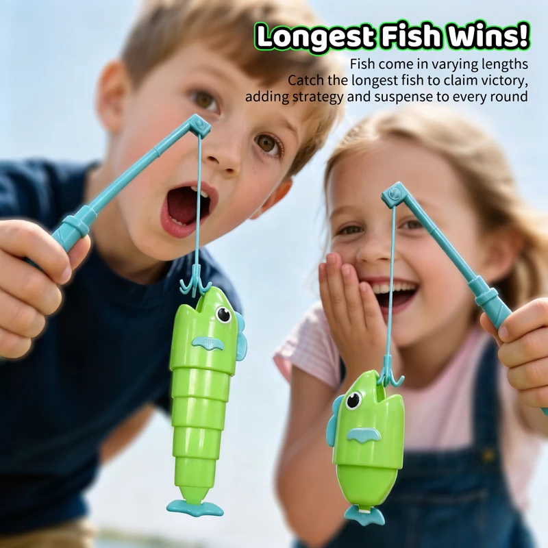 Jeu de pêche extensible Fishing Master, jeu de combat de pêche interactif parent-enfant, jouet éducatif Montessori pour développer la motricité fine des enfants