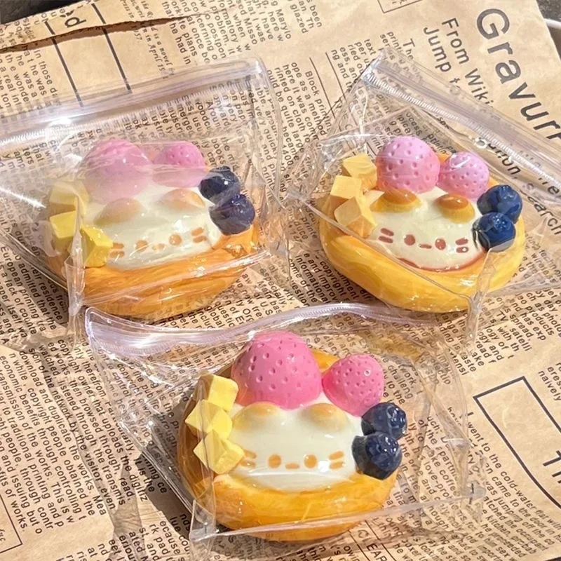 Jouet Squishy anti-Stress pour tarte aux œufs de dessin animé Kawaii, jouet à presser Fidget, Mochi Squishy, anti-Stress, jouets Fidget