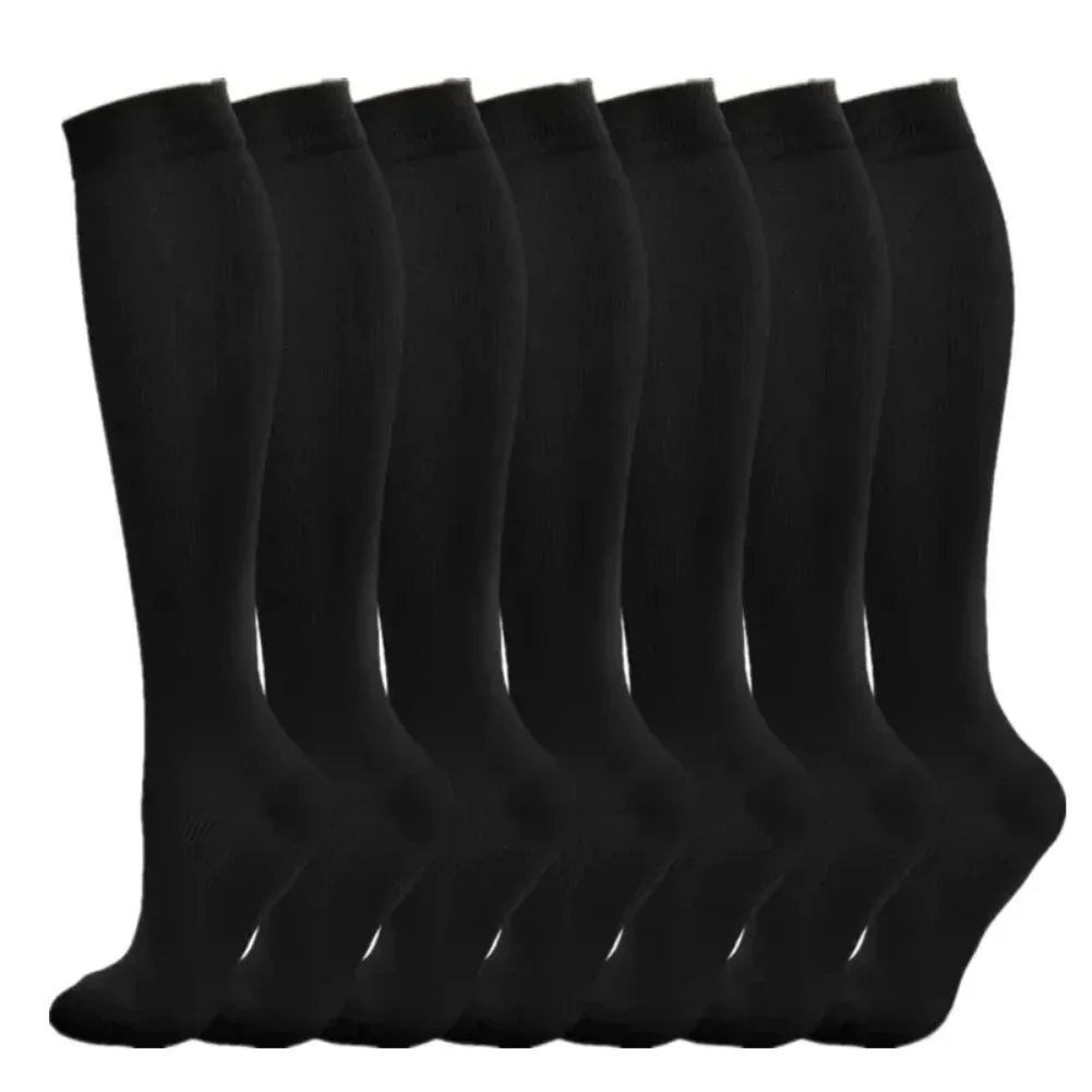 

3/6/7 Double Compression Socks Varicose Socks Men Women With Diabetes Pregnancy Elastic Socks Gym Outdoor Sports Rugby Running