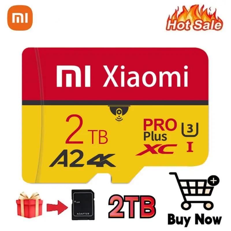 Xiaomi Hochgeschwindigkeits-Micro-TF-SD-Karte 2TB 1TB 512GB 256GB 128GB 64GB TF-Flash-Speicher karte Treiber Rekorder Camera cartão de Memória