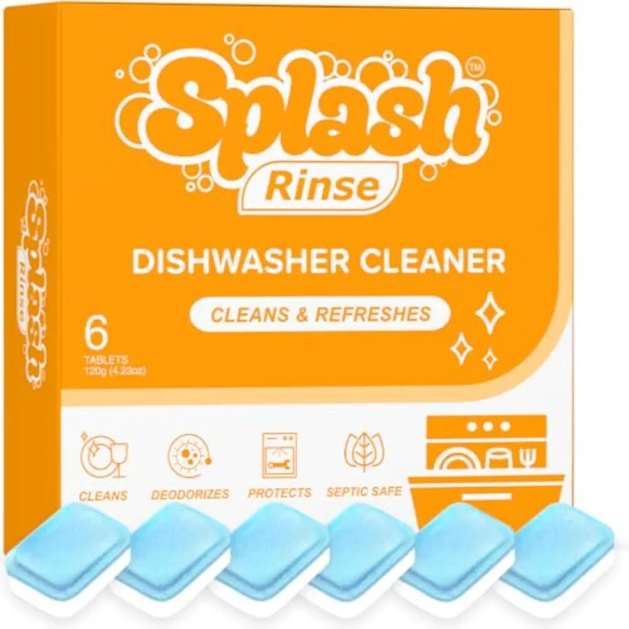 

Dishwasher Cleaner Tablets - Deep Cleaning For All Dishwasher Machine Models