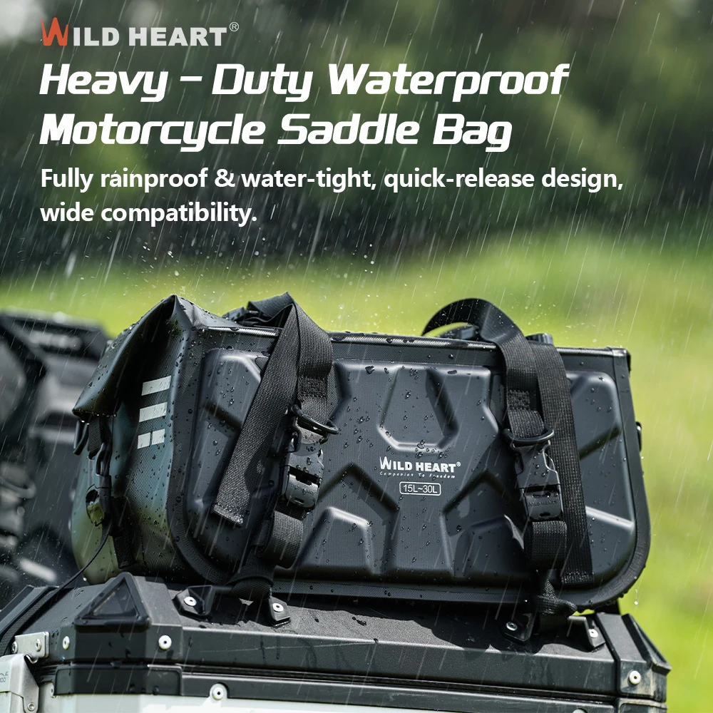 Waterproof Hard Shell Motorcycle Helmet Bag Quick Release Motorbike Rear Rack Luggage Travel Storage Backpack Bicycle Carry Pack