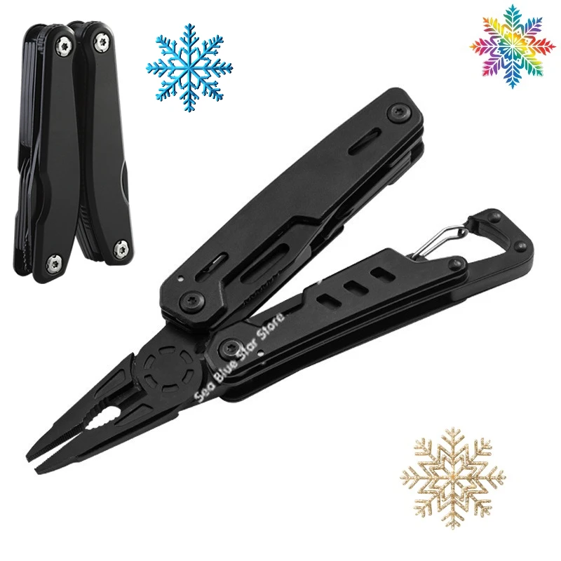 

Multifunctional pliers buckle anti-lost outdoor multifunctional folding pliers portable multifunctional tool pliers