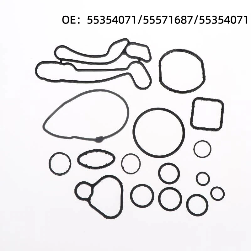 High Performance Engine Oil Cooler Gasket For Chevy Cruze Ave 55354071 Leakproof Seal Accessory For Garage Repair Use