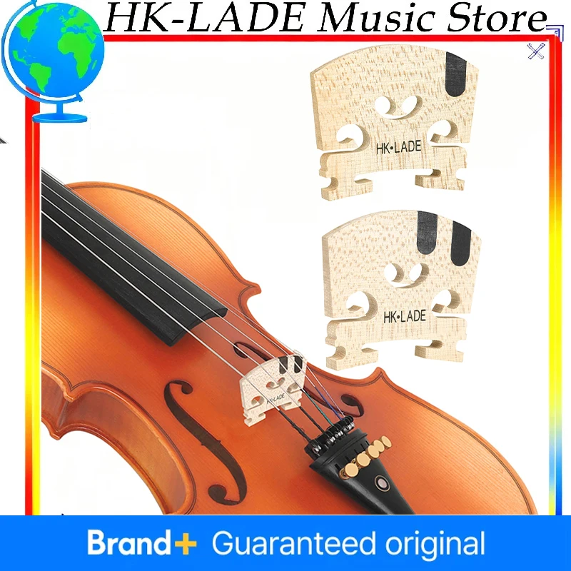 

Премиум двойной U-образный мост для скрипки ручной работы из клена и черного дерева, струнный инструмент, специальные аксессуары, детали