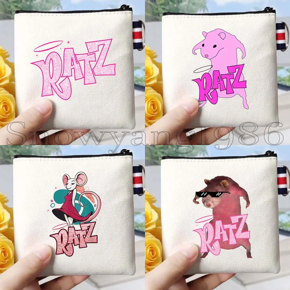 4-pecas-bolsa-de-moedas-de-lona-quadrada-pequena-kawaii-ratz-funny-ratt-pink-ratz-presentes-de-meme-bolsa-para-chaves-e-cartoes-carteira