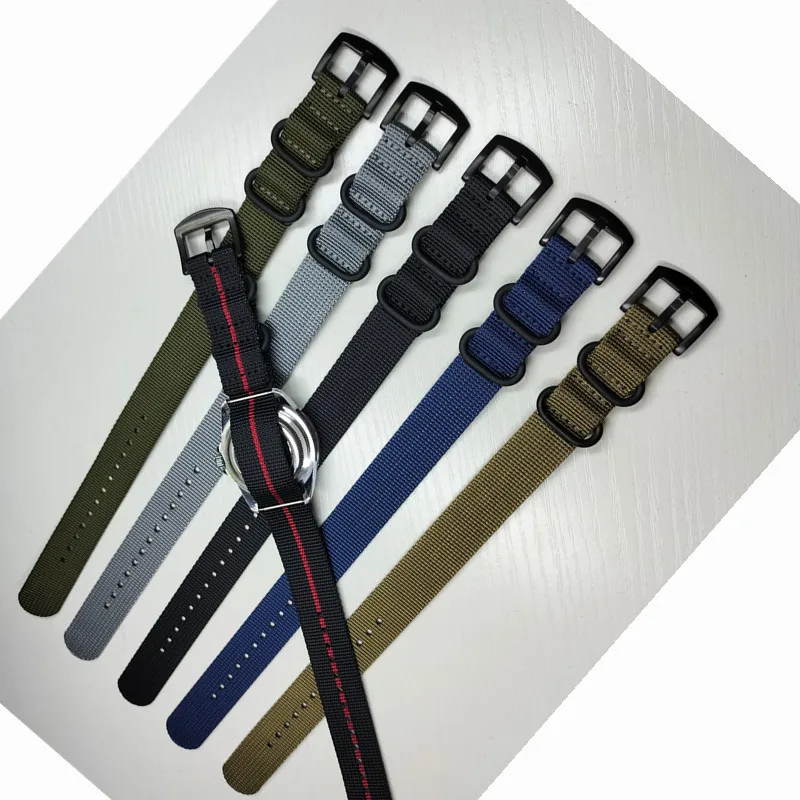 Single-layer nylon strap 20.22MM Universal Watch accessories Waterproof and sweatproof strap 20.22MM