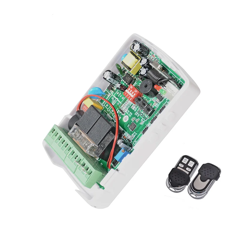 Open code wireless transmitter and receiver Rolling shutter 110V - 220V multi functions tubular motor receiver controller 845-v4