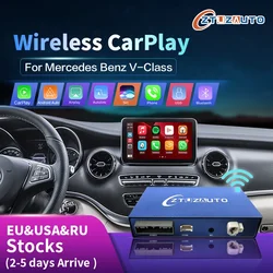 Wireless CarPlay for Mercedes Benz V-Class W447 2014-2018 Vito Viano, with Android Auto Mirror Link AirPlay Car Play Functions