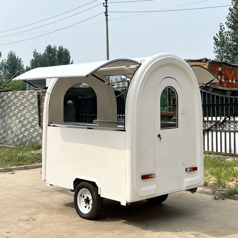 

Portable Snack Bar Food Trailer Food Truck Concession Trailer Mobile Kitchen for Juice Lemonade Candy and Coffee
