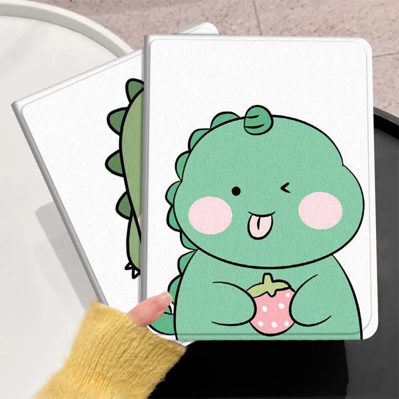 

Cute Dinosaur Strawberry Image For Huawei MediaPad T5 T10s M6 M5Lite SE Honor Tab 5 6 7 V7 V8 X8a X9a Pro Soft Tablet Case Gift